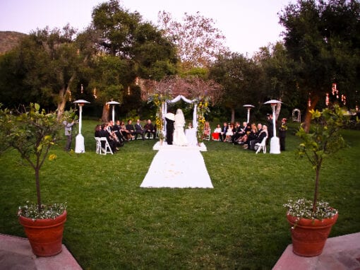 Celebrity Pete Yorn Malibu Wedding